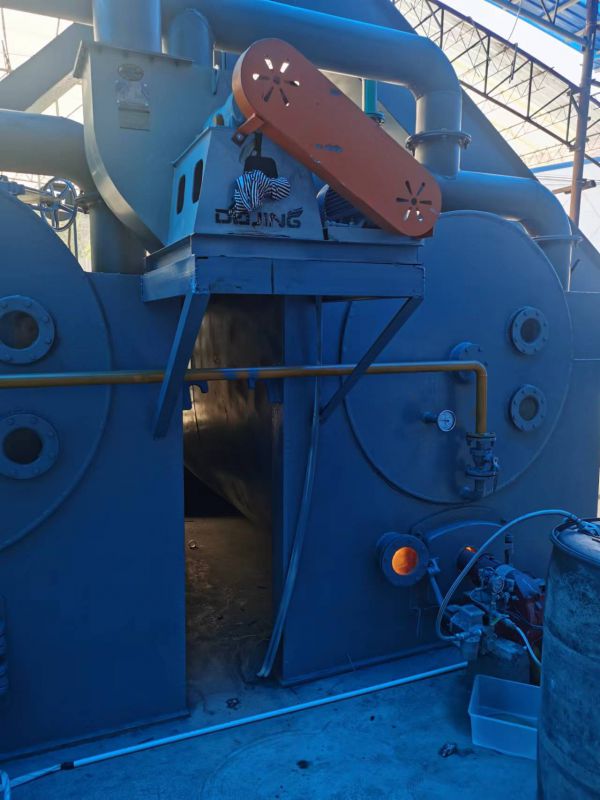 爐膛一體直燒鍋試機(jī)現(xiàn)場